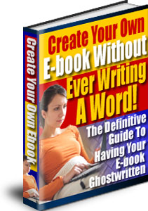 Create Your Own E-book